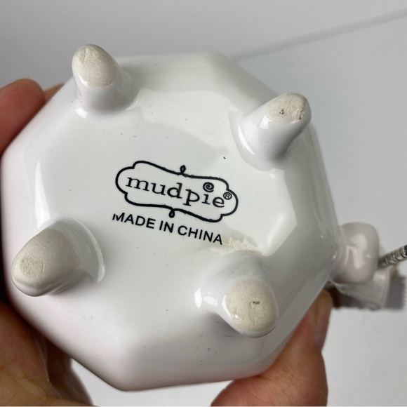 Mud Pie Tea Coffee Mug White Steep Right Up Spoon Ceramic New in Box Giftware - Picture 7 of 7